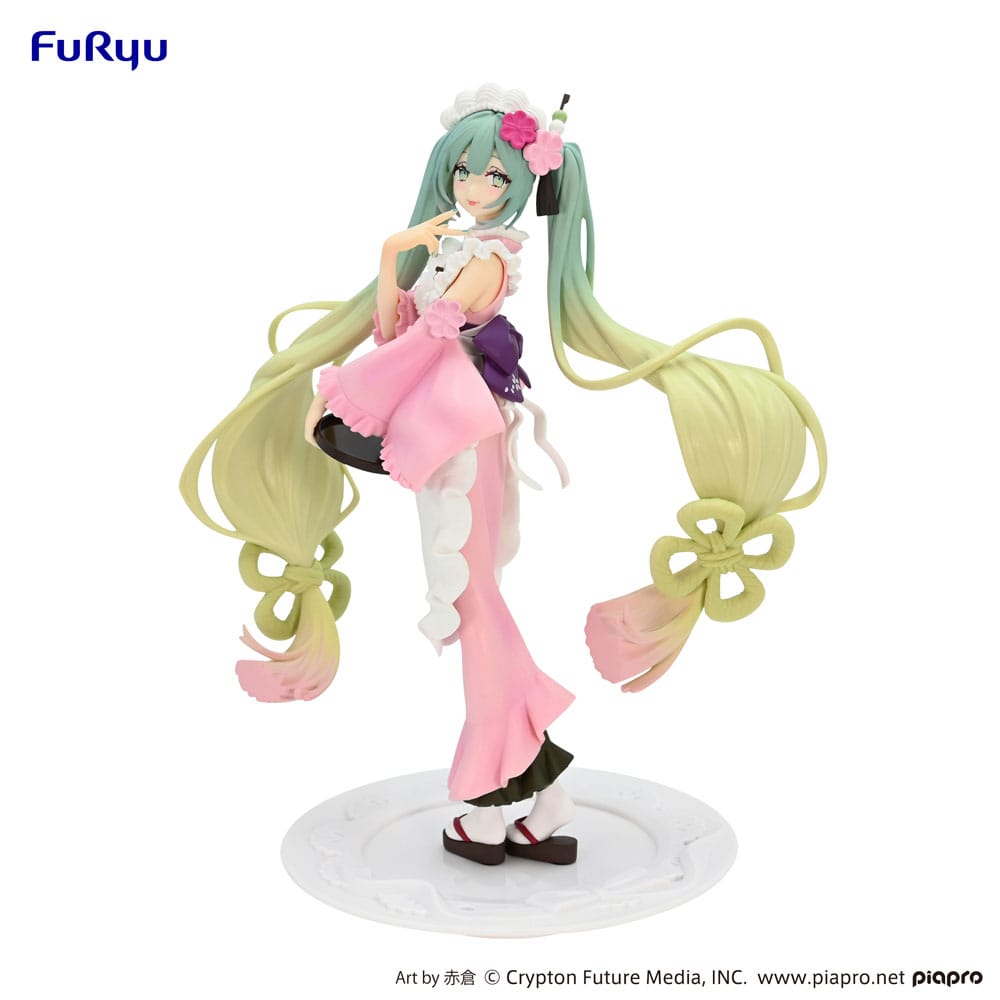 Hatsune Miku Figura PVC Exceed Creative Matcha Green Tea Parfait Cherry Blossom Ver. 20 cm - Imagen 2