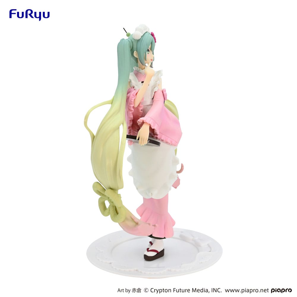 Hatsune Miku Figura PVC Exceed Creative Matcha Green Tea Parfait Cherry Blossom Ver. 20 cm - Imagen 3