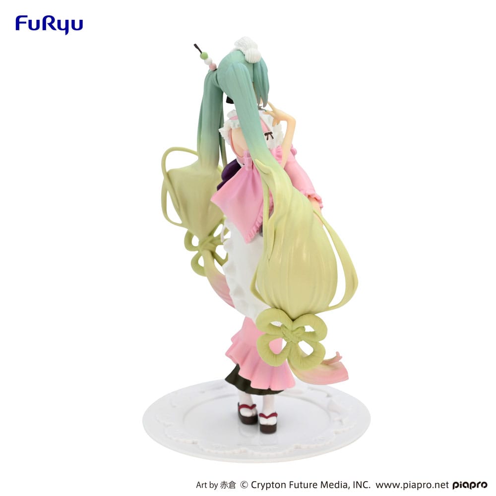 Hatsune Miku Figura PVC Exceed Creative Matcha Green Tea Parfait Cherry Blossom Ver. 20 cm - Imagen 4