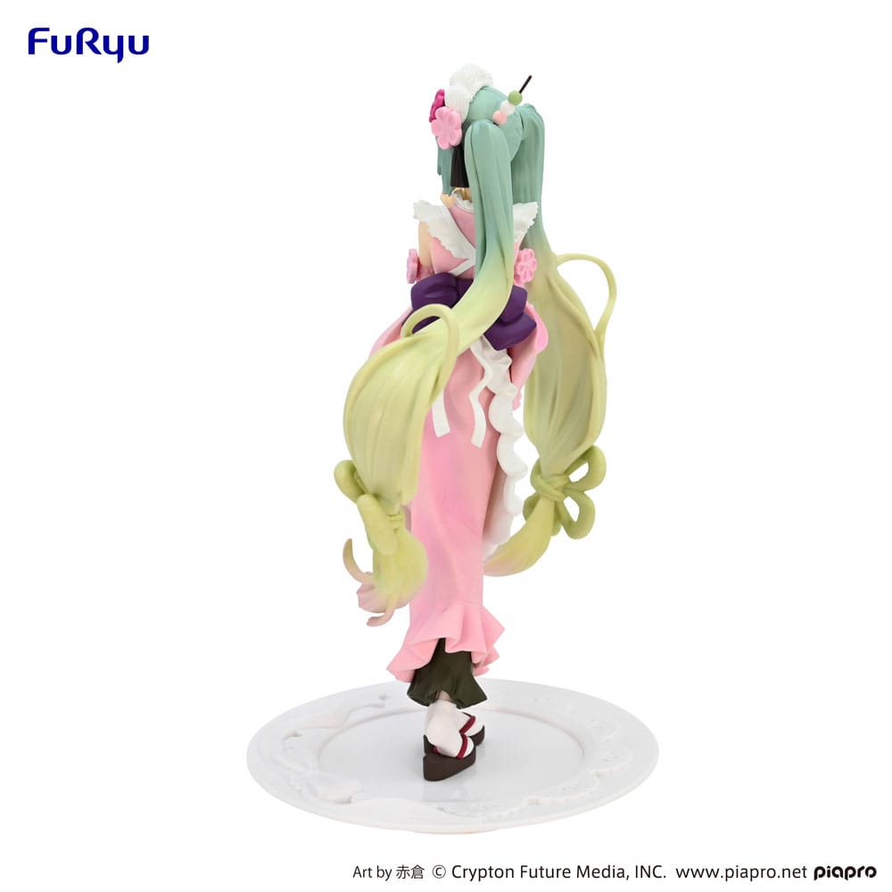 Hatsune Miku Figura PVC Exceed Creative Matcha Green Tea Parfait Cherry Blossom Ver. 20 cm - Imagen 7