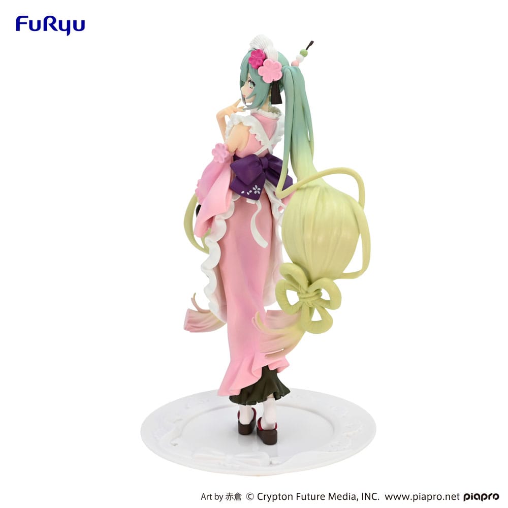 Hatsune Miku Figura PVC Exceed Creative Matcha Green Tea Parfait Cherry Blossom Ver. 20 cm - Imagen 8