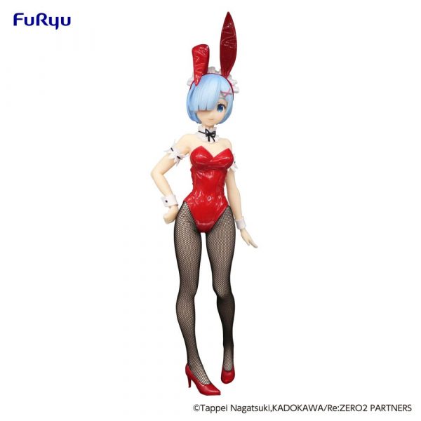 Re: Zero Estatua PVC BiCute Bunnies Rem Red Color ver. 29 cm