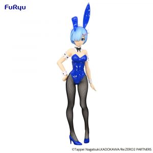 Re:Zero Figura PVC BiCute Bunnies Rem Blue Color Ver. 30 cm