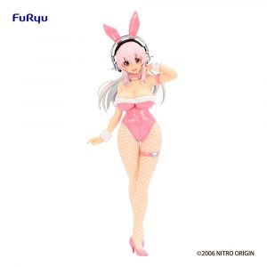 Super Sonico Figura PVC Super Sonico Pink BiCute Bunnies 30 cm