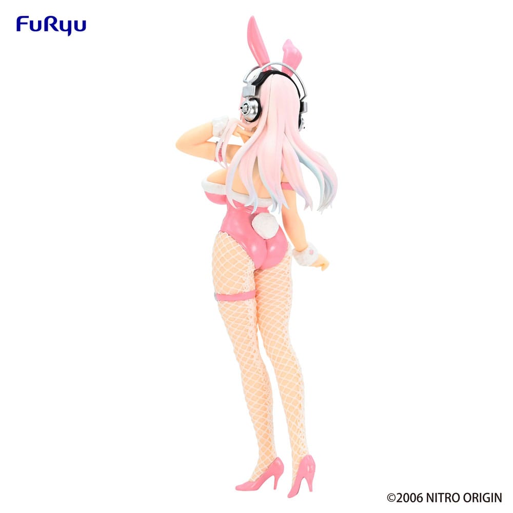 Super Sonico Figura PVC Super Sonico Pink BiCute Bunnies 30 cm - Imagen 8