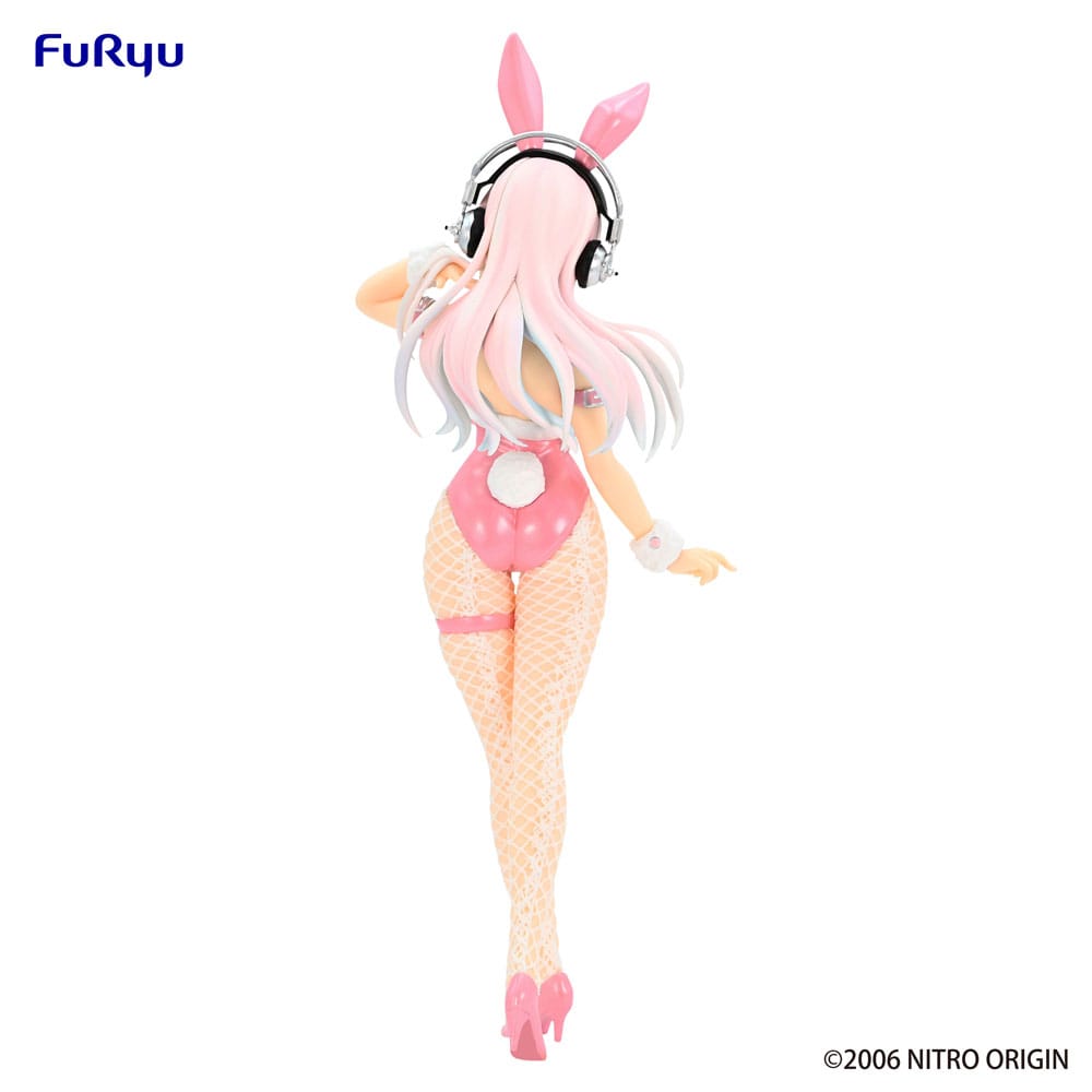 Super Sonico Figura PVC Super Sonico Pink BiCute Bunnies 30 cm - Imagen 9