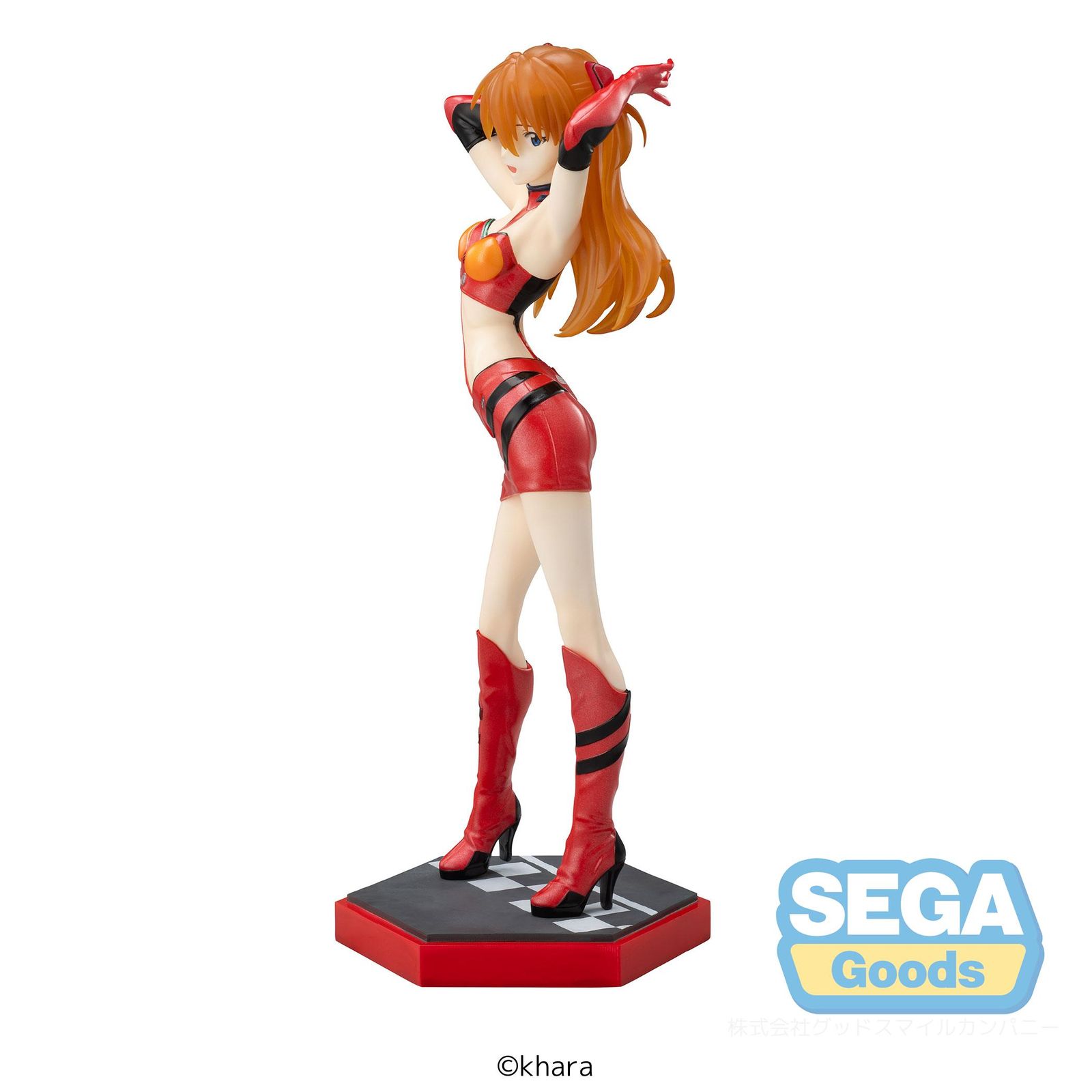 Evangelion Racing Asuka Shikinamy Langley Pit Walk Fig. 25 cm Luminasta - Imagen 2