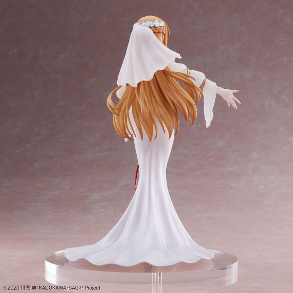 Asuna wedding ver. statue 24,8 cm sword art online - Imagen 4