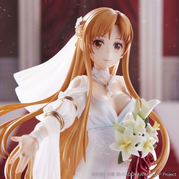 Asuna wedding ver. statue 24,8 cm sword art online - Imagen 5