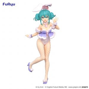 Hatsune Miku White Rabbit Purple color ver. fig. 28 cm