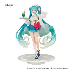 Hatsune Miku Estatua PVC Hatsune Miku SweetSweets Series Melon Soda Float 18 cm