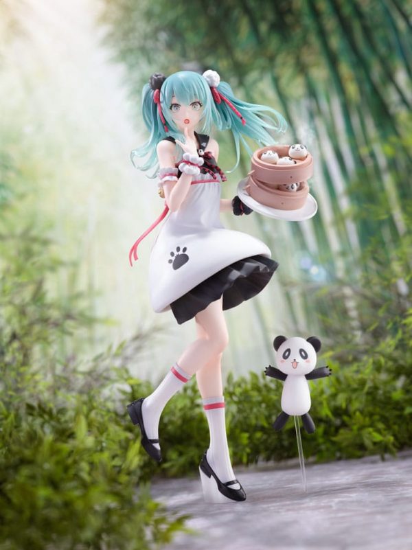 Hatsune Miku Figura PVC SPM Miku Panda Bun 23 cm - Imagen 7