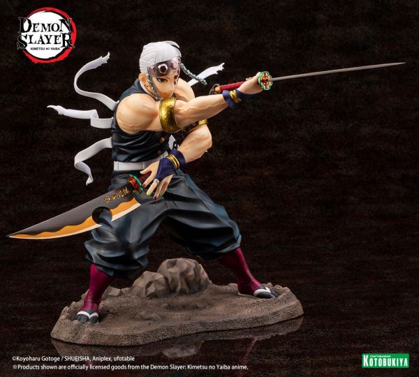 Demon Slayer: Kimetsu no Yaiba ARTFXJ PVC 1/8 Tengen Uzui 23 cm - Imagen 7