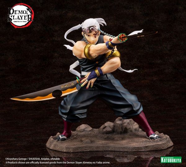 Demon Slayer: Kimetsu no Yaiba ARTFXJ PVC 1/8 Tengen Uzui 23 cm - Imagen 8