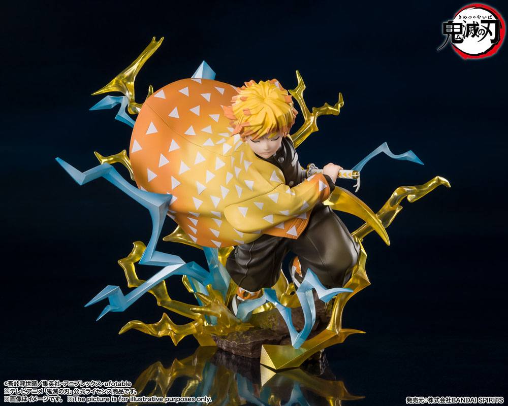 Demon Slayer PVC FiguartsZERO Zenitsu Agatsuma Thunderclap and Flash 15 cm - Imagen 2