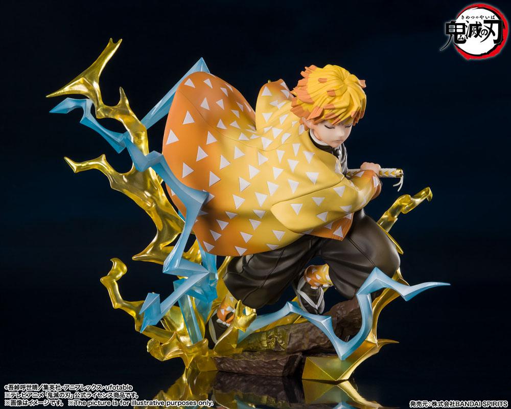 Demon Slayer PVC FiguartsZERO Zenitsu Agatsuma Thunderclap and Flash 15 cm - Imagen 3