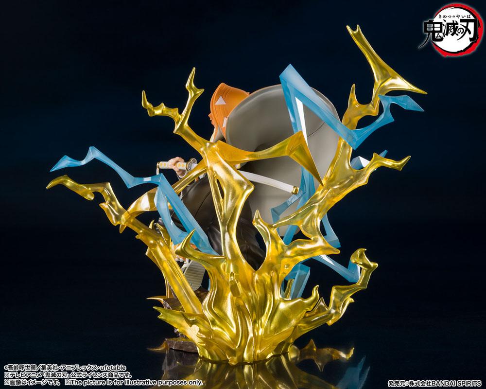 Demon Slayer PVC FiguartsZERO Zenitsu Agatsuma Thunderclap and Flash 15 cm - Imagen 4