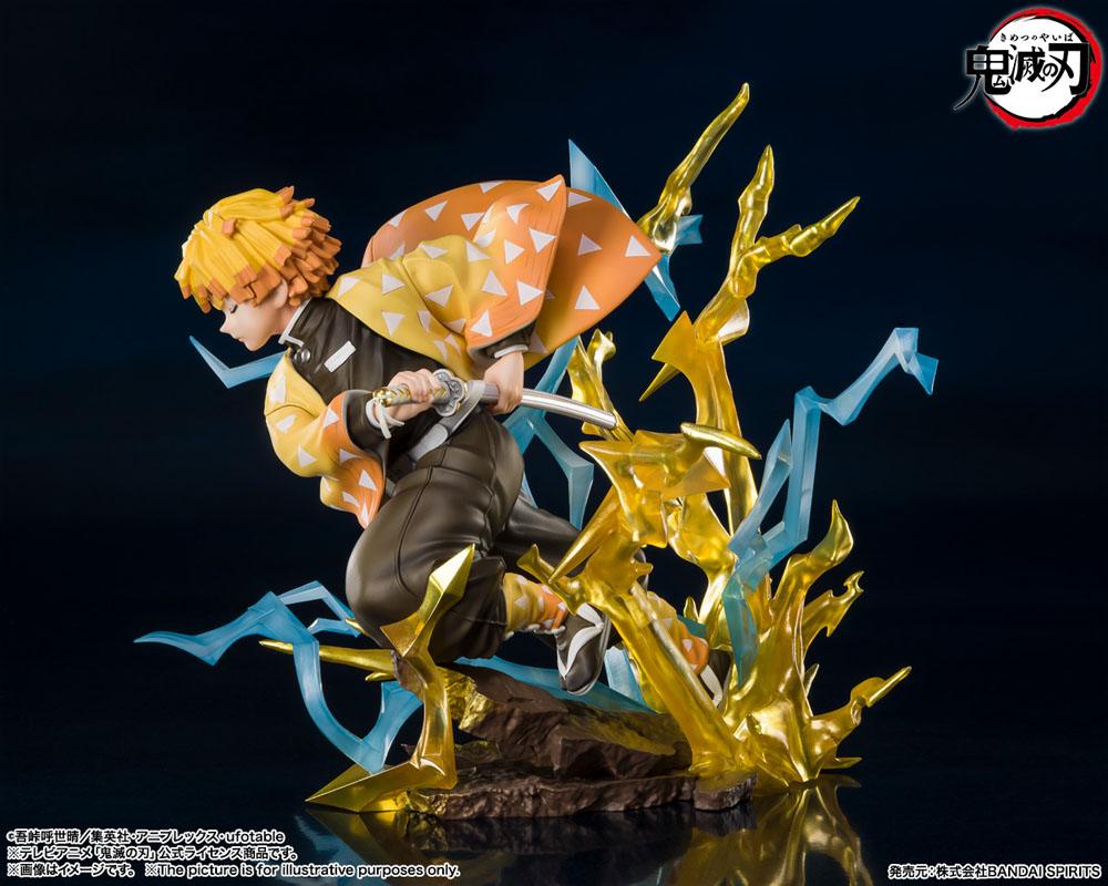 Demon Slayer PVC FiguartsZERO Zenitsu Agatsuma Thunderclap and Flash 15 cm - Imagen 5