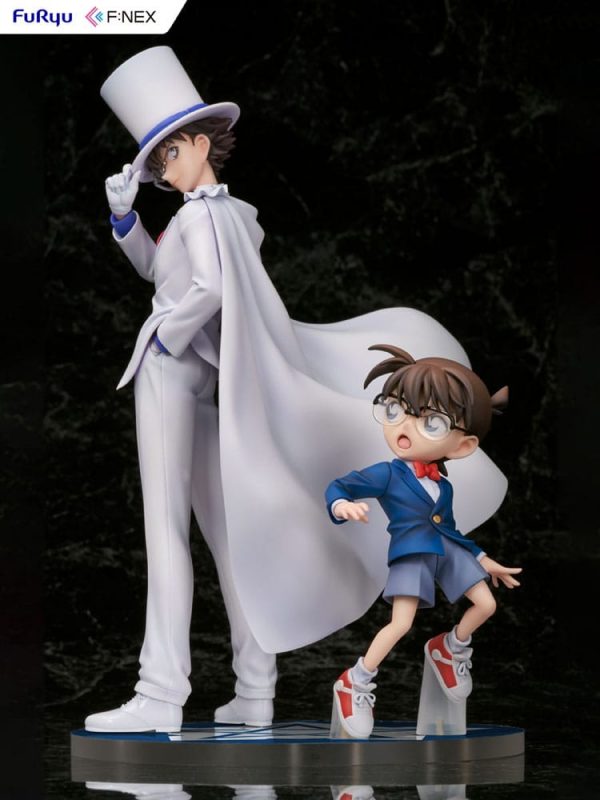 Detective Conan F:NEX Figura PVC 1/7 Conan Edogawa & Kid the Phantom Thief 29 cm