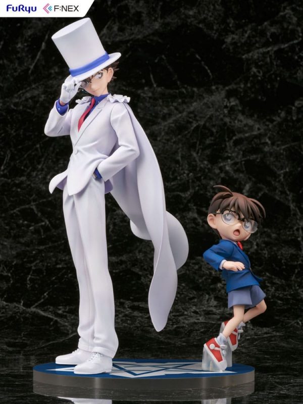 Detective Conan F:NEX Figura PVC 1/7 Conan Edogawa & Kid the Phantom Thief 29 cm