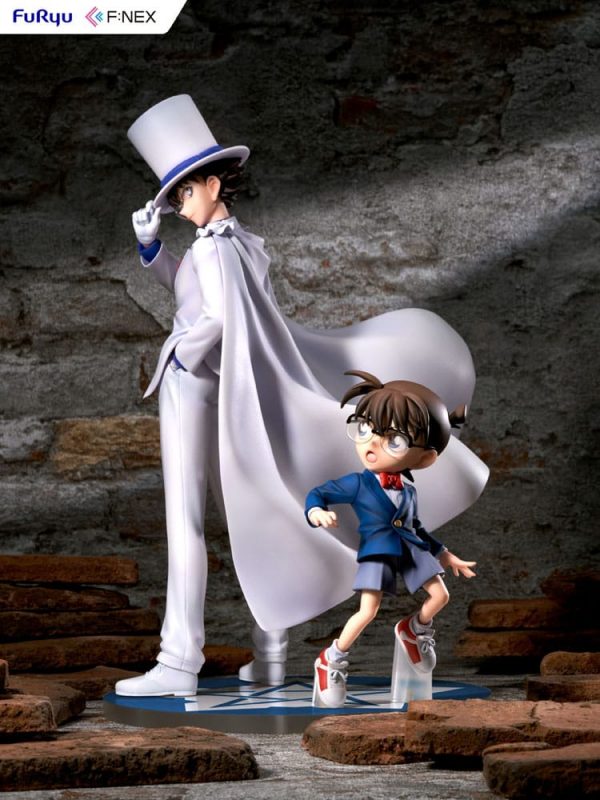 Detective Conan F:NEX Figura PVC 1/7 Conan Edogawa & Kid the Phantom Thief 29 cm
