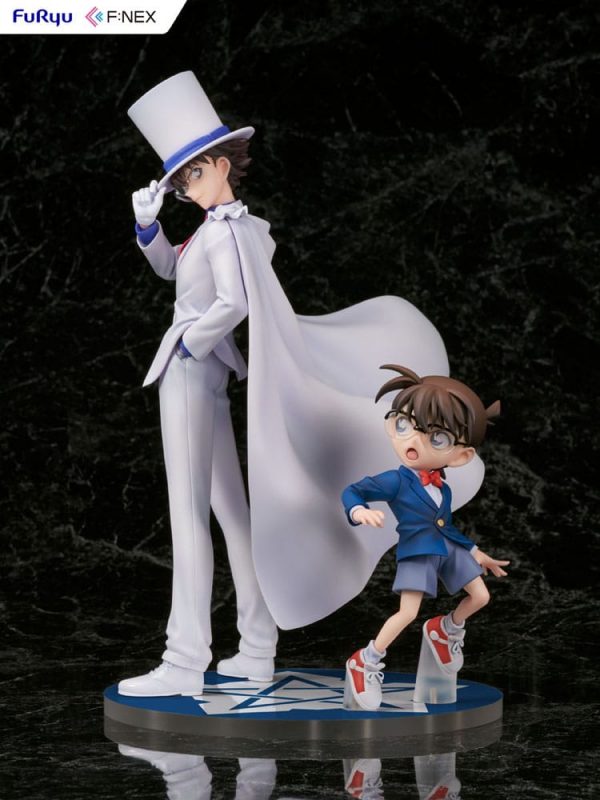 Detective Conan F:NEX Figura PVC 1/7 Conan Edogawa & Kid the Phantom Thief 29 cm