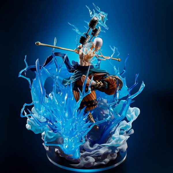 One Piece Figura PVC FiguartsZERO Extra Battle Enel -Sixty Million Volt Lightning Dragon- 32 cm